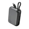 4smarts Powerbank Pocket 30W 10000mAh wbudowany kabel USB-C 15cm